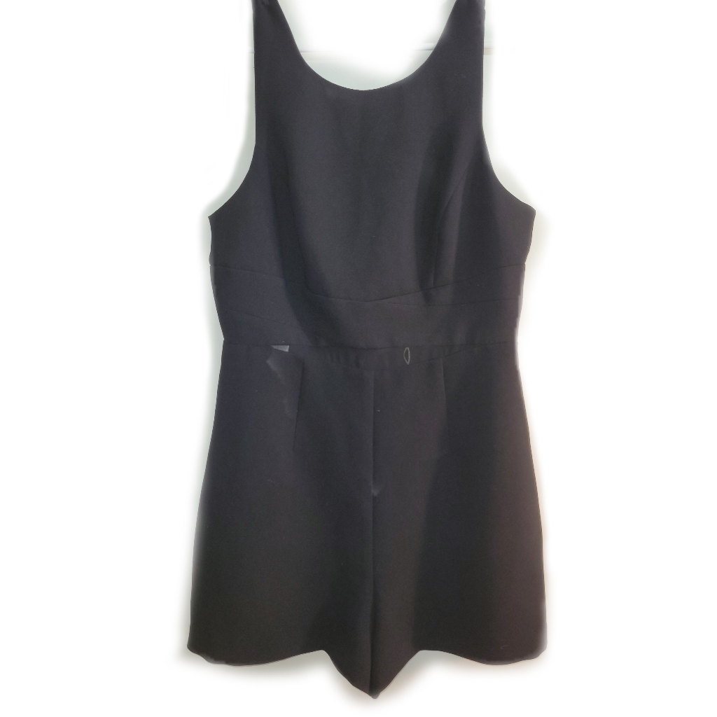 Bcbgeneration Black High Waist Women's Shorts Romper